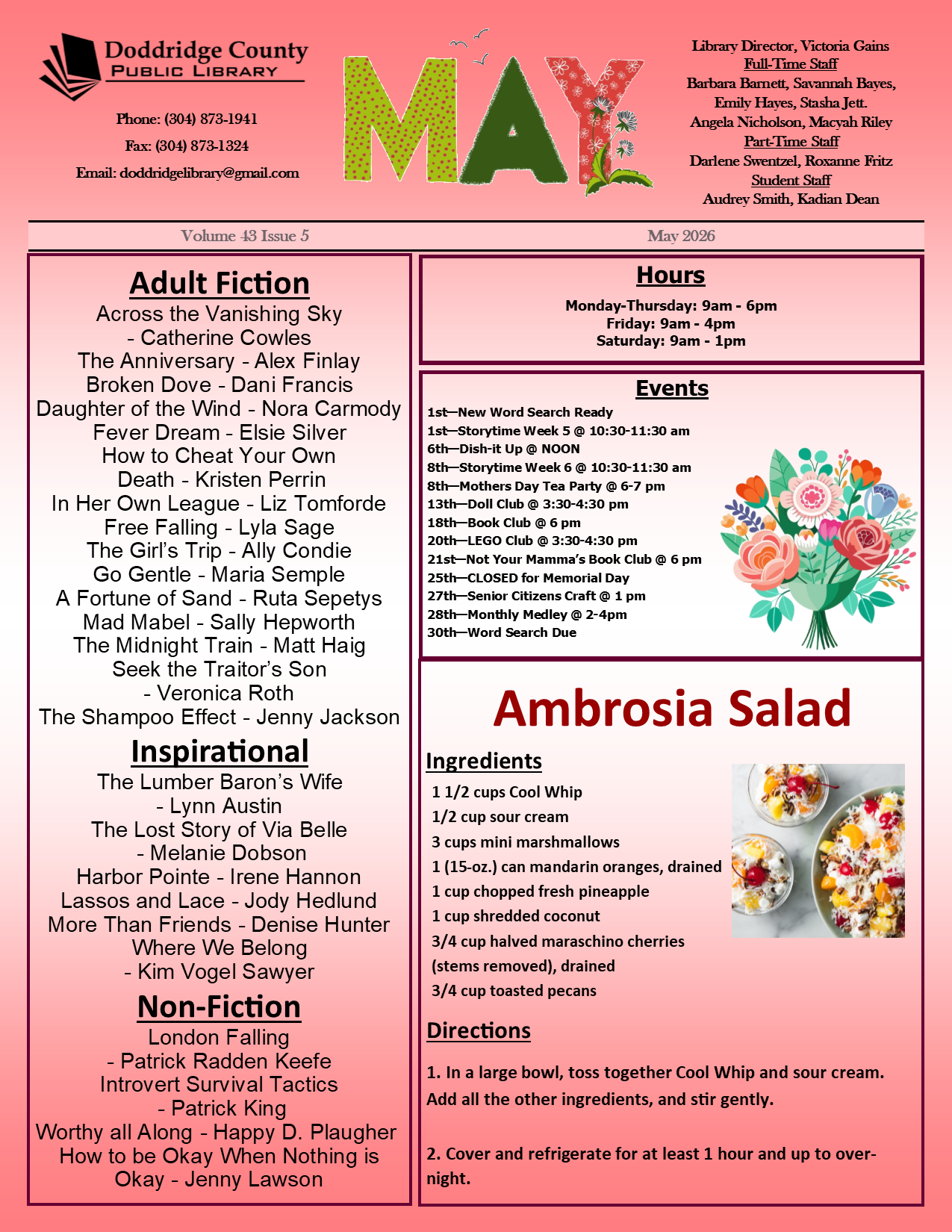 May 2026 Newsletter ws