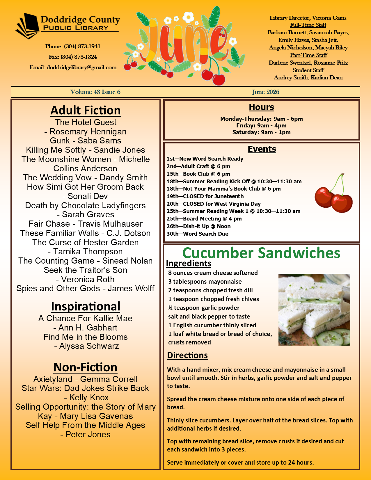 June 2026 Newsletter ws